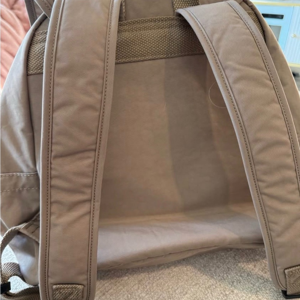 Kipling Beige Backpack with Charm - Picture 2 of 9